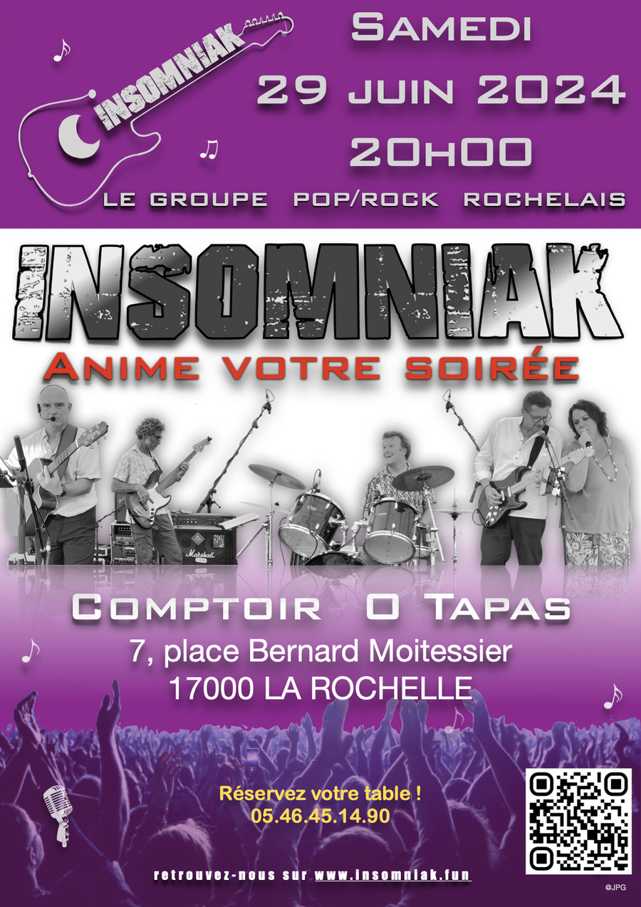 Insomniak en concert le 29 juin 2024