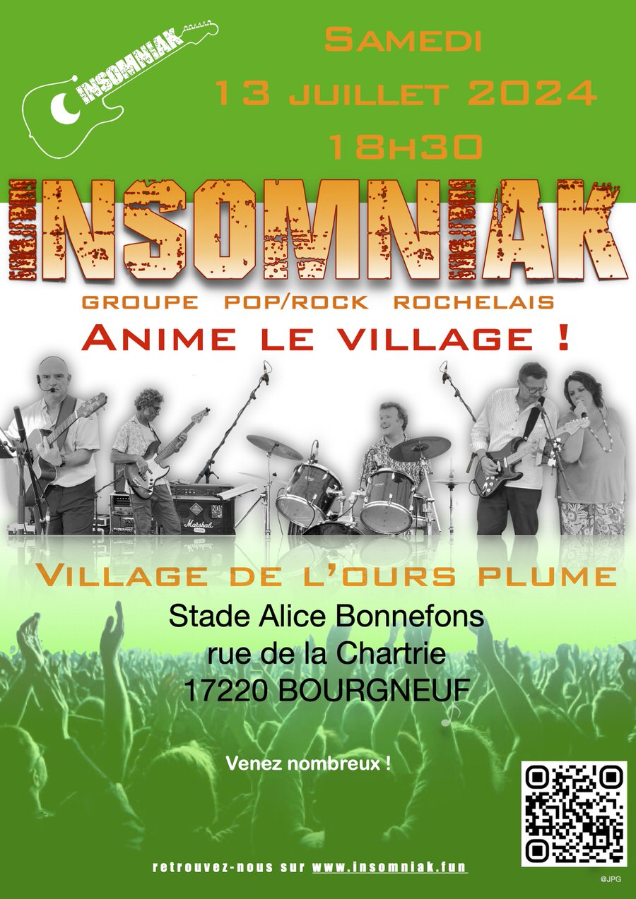 Concert Insomniak au village de l'ours à plume