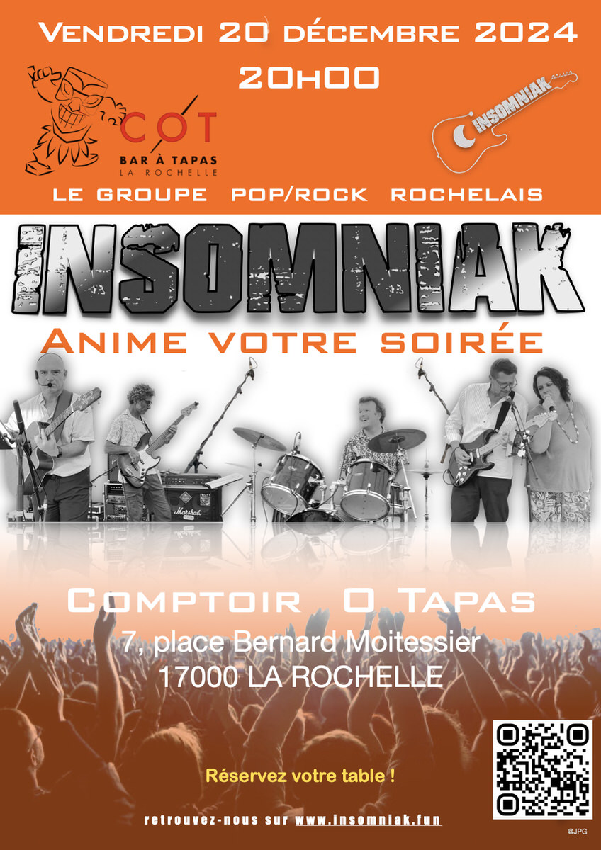 Concert O Tapas le 20 décembre 2024