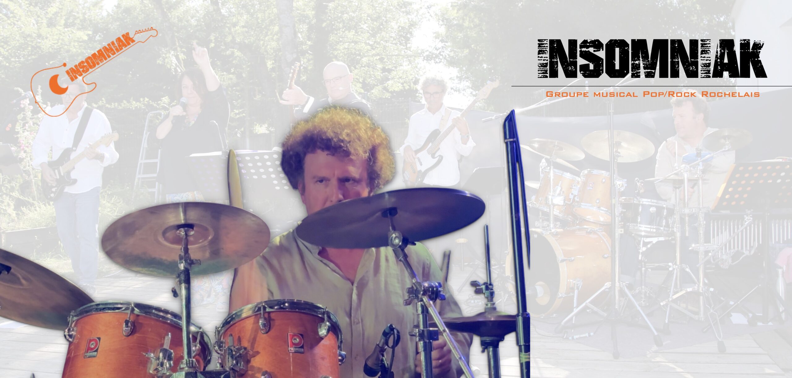 Christophe, batteur du groupe Insomniak