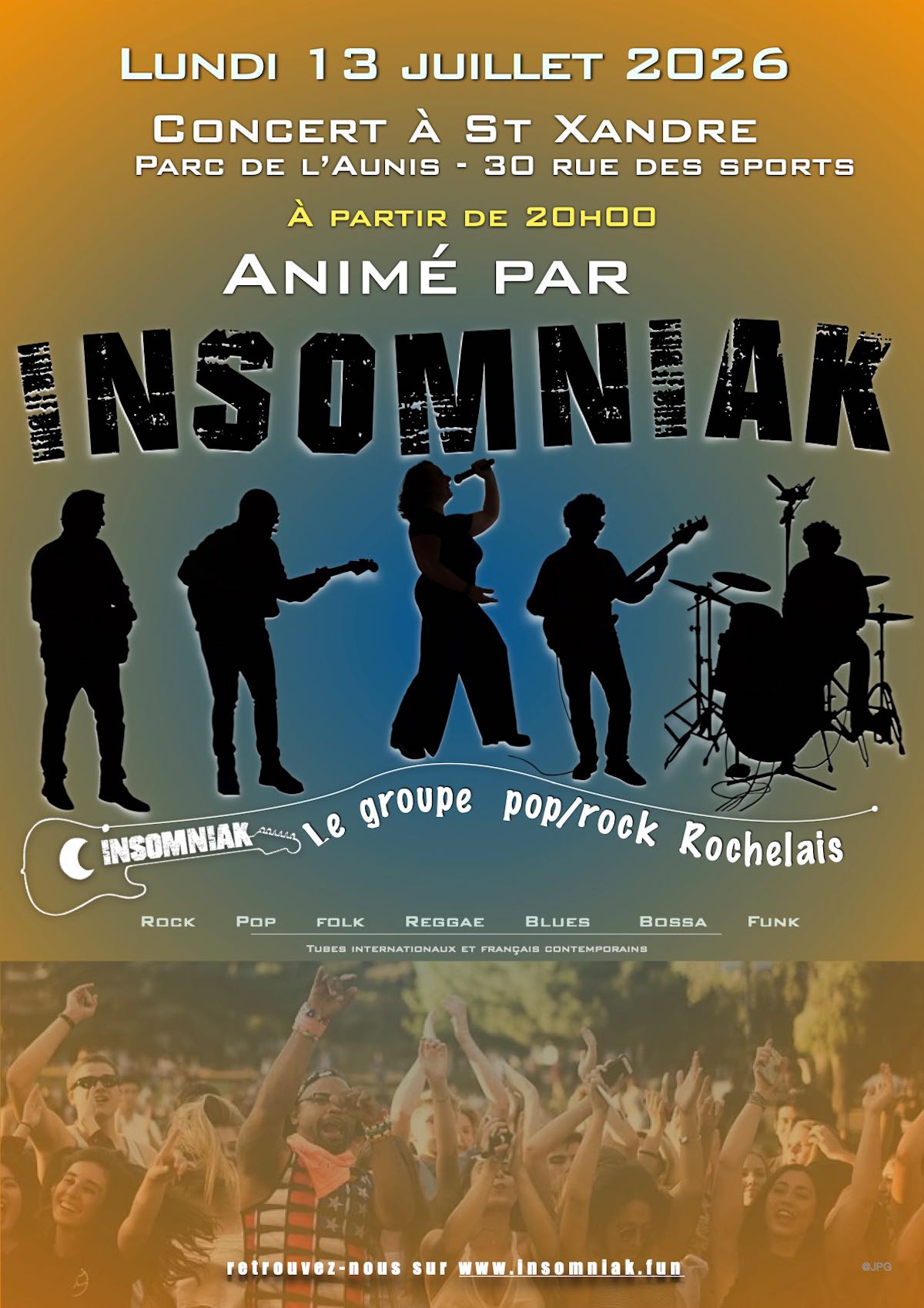 Concert Insomniak à St Xandre